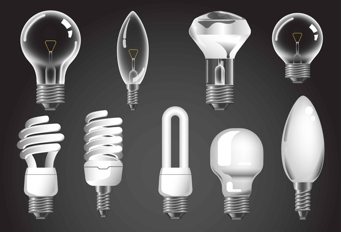 انواع لامپ های روشنایی